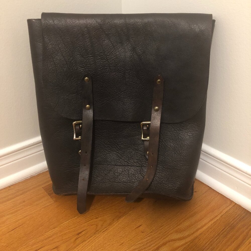 Genuine leather Backpack Handmade